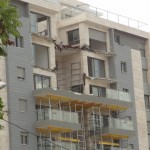 Building balconies collapse