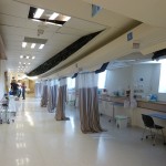 Celling collapse in a hospital