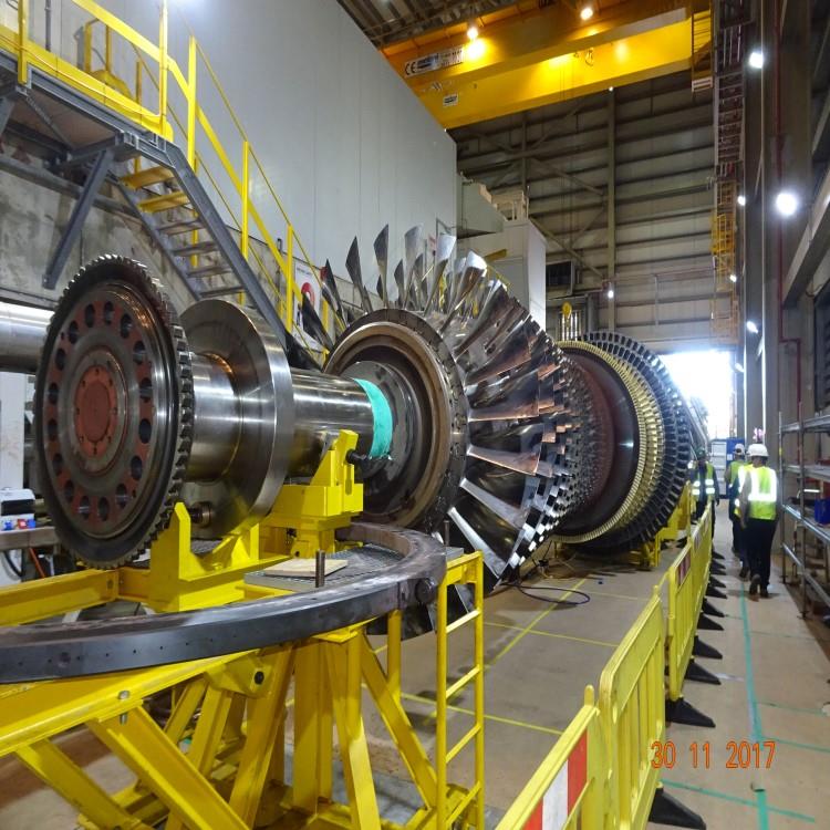 Dalia Power Plant turbine machinery breakdown