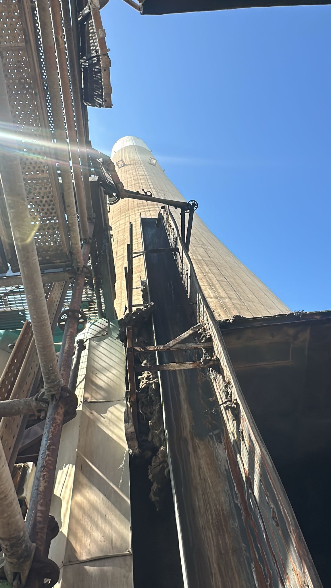 Rutenberg Power Plant fire damage